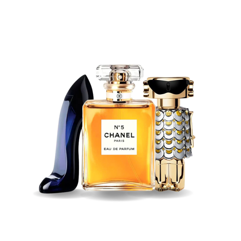 Komplet 3 dišav | GOOD GIRL, Chanel Nº5, FAME 100 ml