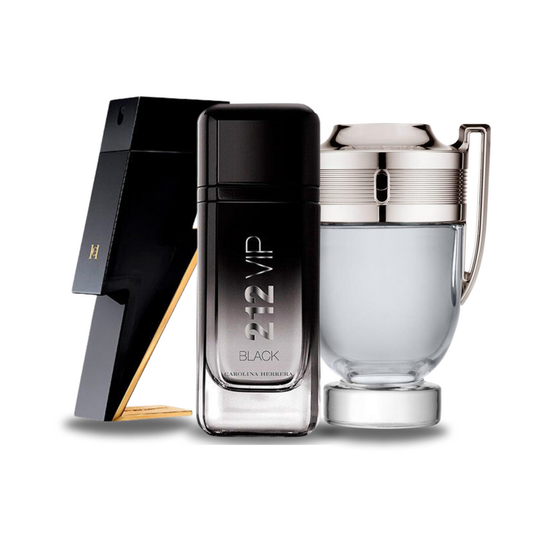 Komplet 3 dišav | BAD BOY, 212 VIP BLACK, Paco Rabanne INVICTUS 100 ml