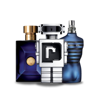 Komplet 3 dišav | Versace DYLAN BLUE, Paco Rabanne PHANTOM, Jean Paul Gaultier ULTRA MALE 100 ml