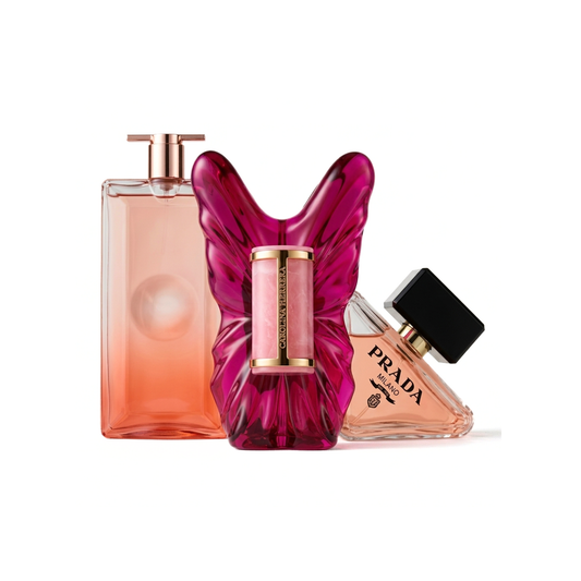 Komplet 3 dišav | Idôle Lancôme, Carolina Herrera La Bomba, Prada Prada PARADOXE 100 ml