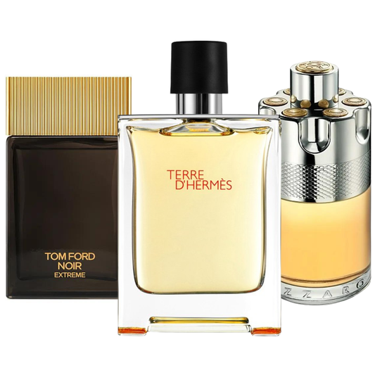 Komplet 3 dišav | Terre de'Hermes, Azzaro Wanted, Tom Ford Noir Extreme 100 ml