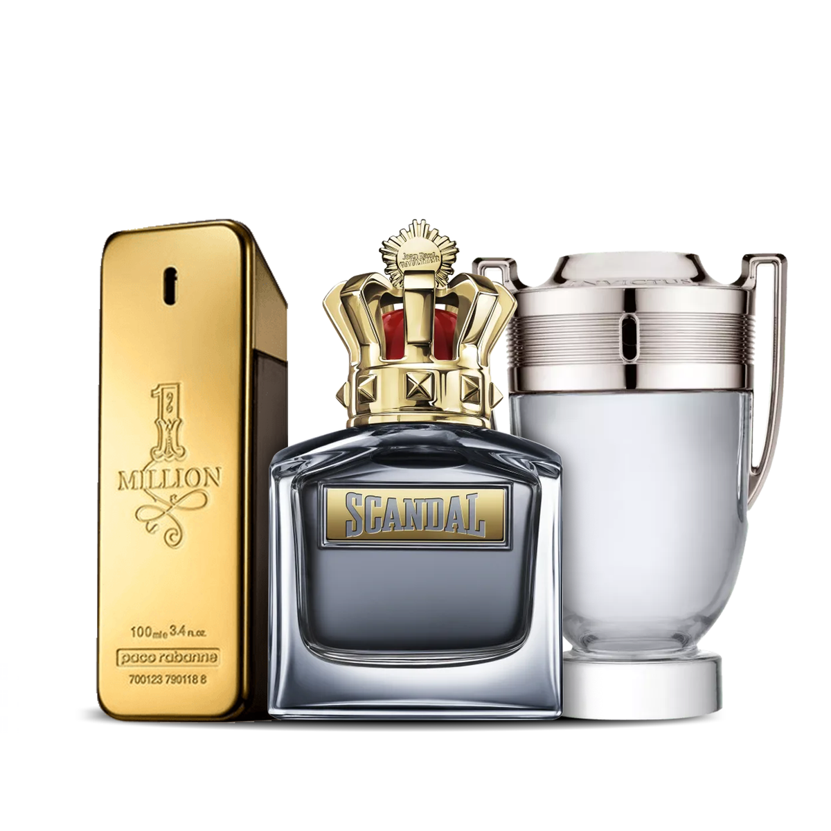 Komplet 3 dišav | Invictus + Scandal Men + One Million 100 ml