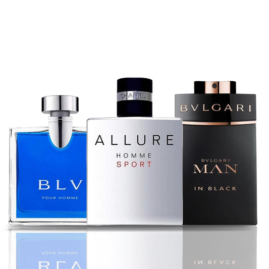 Komplet 3 dišav | BLV + Allure Homme Sport + Bulgari Man in Black 100 ml