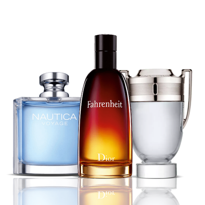 Komplet 3 dišav | Nautica + Fahrenheit + Invictus 100 ml