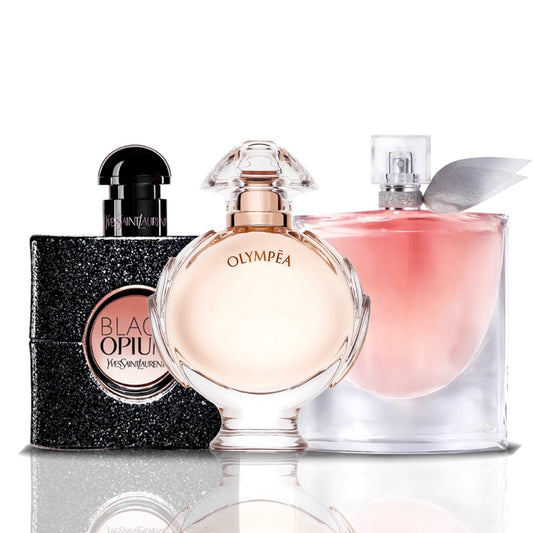 Komplet 3 dišav | Black Opium + Olympea + La Vie Est Belle 100 ml